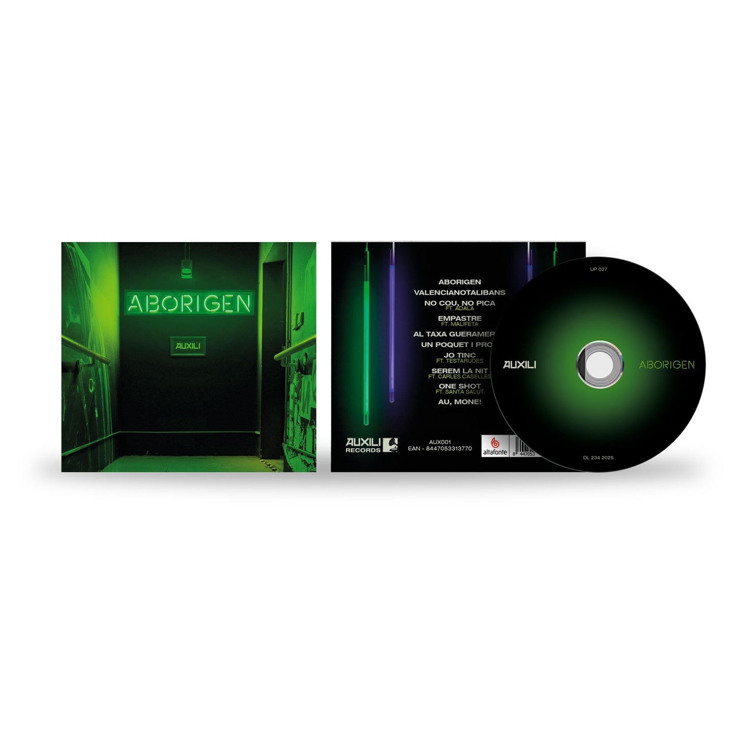Auxili "Aborigen" Mockup CD - Altafonte