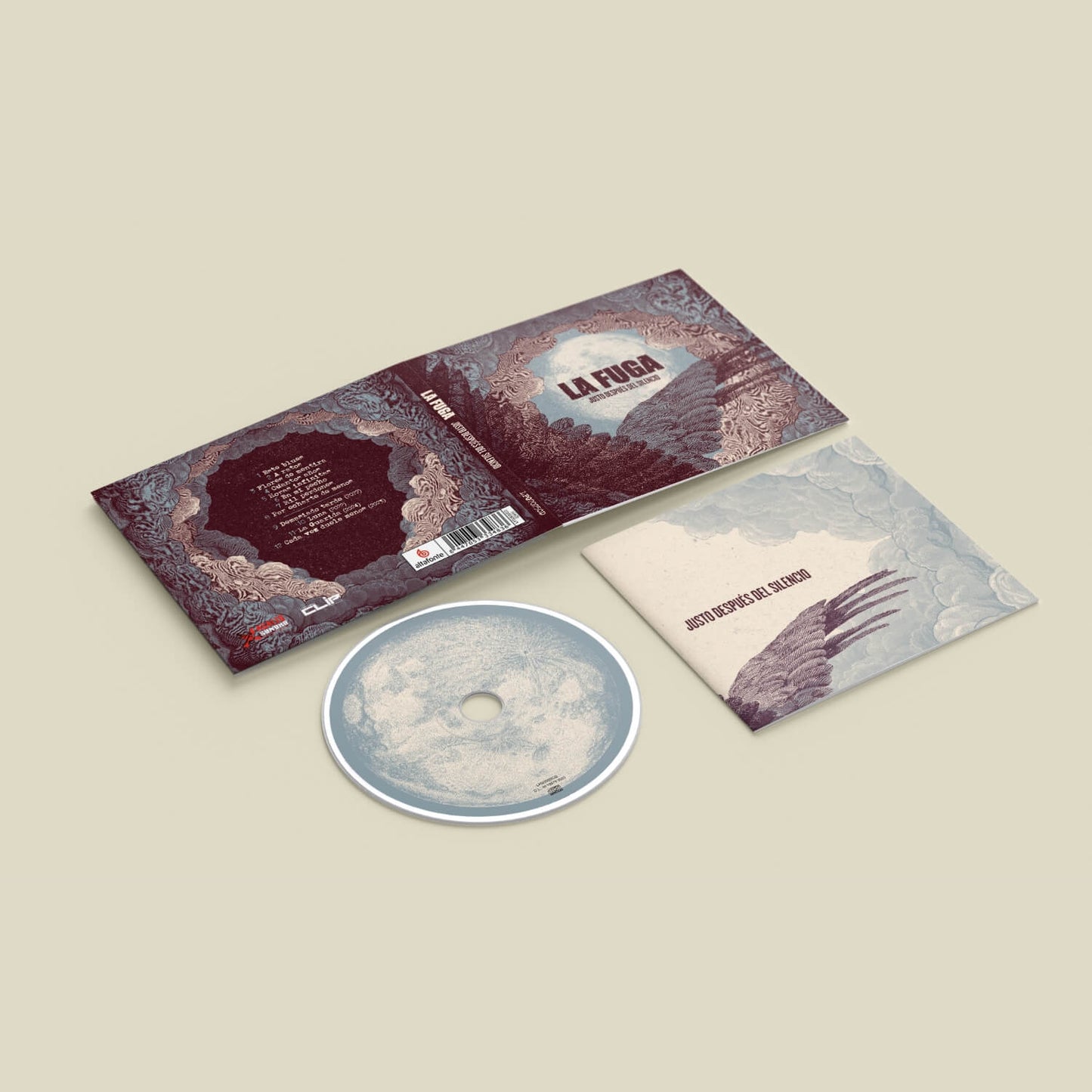 La Fuga "justo después del silencio" álbum mockup - Altafonte