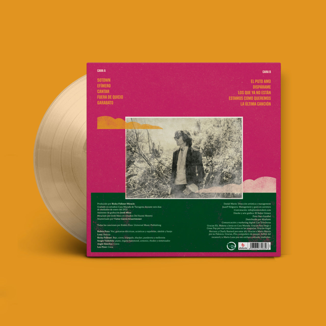 Rubén Pozo 50town Vinilo Reverso - Altafonte