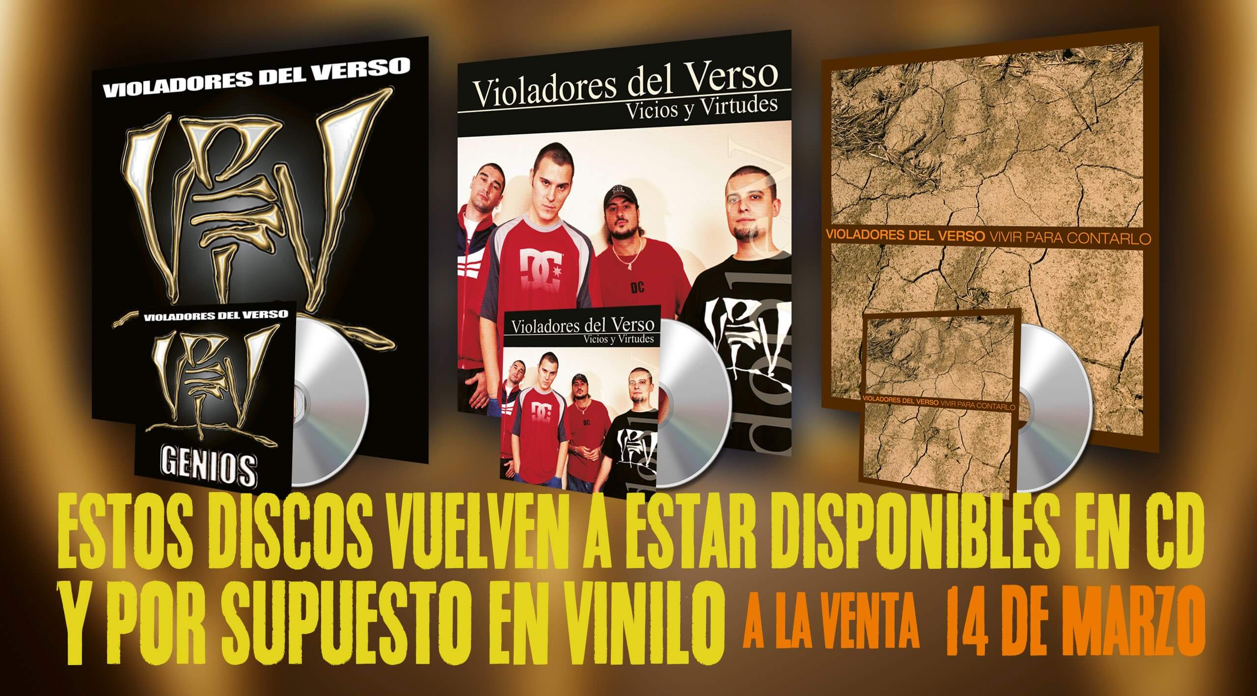 Reedición Violadores del Verso CD y Vinilo - Altafonte